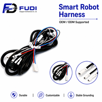 Équipement d'assemblage de câbles électroniques en PVC pour robots de fabrication, adaptateur de faisceau de câblage interne personnalisé, cuivre étamé 300V