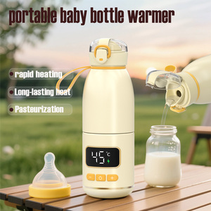 Scaldabottiglie termiche per bambini, riscaldamento rapido per auto, miscelatore per latte Wireless a temperatura costante in acciaio inossidabile - Product Image 3