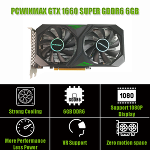 PCWINMAX Graphics Cards PC Geforce GTX 1660 Super 6GB New Videocard GTX1660 for Desktop <b>Computer</b> - Product Image 2