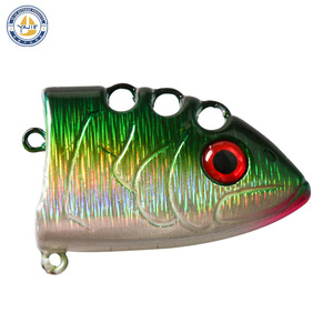 Señuelo de jigging Yan Yue con cabeza plomada de 180g, luminoso y con efecto craquelado, para pesca en aguas profundas, pesca en barco, pesca de fondo en agua salada. - Product Image 3