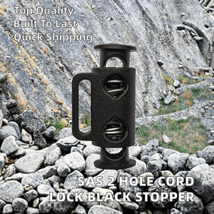 新製品セール ロープロックエンドフード プルザストッパー ロープロック プラスチック調整バックル - Product Image 3