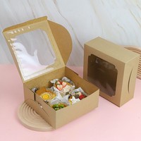 Maßgefertigte Kuchenverpackungsbox Recycelbare Faltbare Papierbox Akzeptiert OEM-Logodruck für Backwaren