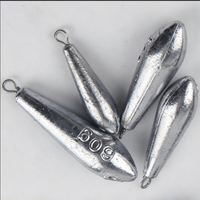 Plombs de pêche en forme de goutte d'eau, en forme de feuille de saule, en plomb, pour la pêche en rivière et en mer, pour canne à lancer, hameçon, équipement de pêche complet, modèle