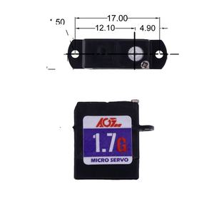 Moteur numérique sans noyau C017CLS 0,065 sec 0,075 KG de couple, engrenage en plastique, PWM 3,6-4,2 V 13,5x6,2x16 mm, pièces pour drone RC - Product Image 3