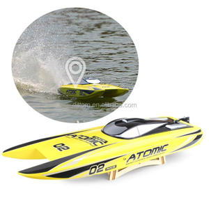 Catamarano atomico 79204R RTR 70CM impermeabile <span class=keywords><strong>RC</strong></span> 2.4G Brushless <span class=keywords><strong>RC</strong></span> barca ad alta velocità (65 km/h) - Product Image 2