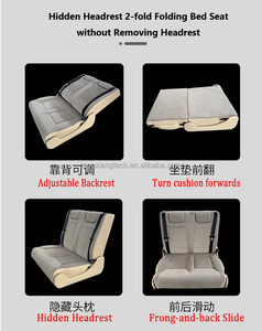 LXRV Luxury Leather Rock Roll 2-Fold <strong>Bed</strong> Seat for Campervan Motorhome RV with Waterproof Design - Product Image 5