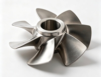Turbine de pompe marine en acier inoxydable moulée par gravité SS316L Duplex 2205 pour eau de mer navale