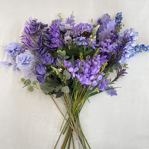 Multicolor- purple blue Flores Artificiales super flying rondine No.2 per la decorazione di nozze - Product Image 5