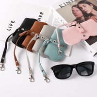 Clip à lunettes vintage de qualité supérieure, étui portable pour la protection des lunettes