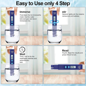 Medidor Digital <span class=keywords><strong>de</strong></span> TDS H1A Profesional y Preciso, 0-9990 PPM, Monitor <span class=keywords><strong>de</strong></span> Pureza del Agua para Acuarios y Agua Potable, Servicio OEM - Product Image 4