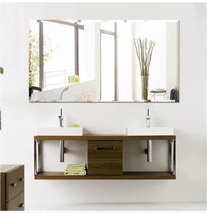 Custom <b>Square</b> Metal Framed <b>Mirror</b> Salon Big Wall Home Bathroom Large Dressing Table With <b>Mirror</b> Floor <b>Mirror</b> - Product Image 3
