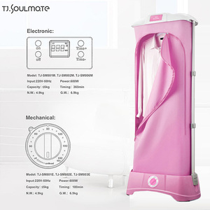 Séchoir à <span class=keywords><strong>linge</strong></span> électrique portable compact <span class=keywords><strong>pliable</strong></span> 5 kg 220 V avec poteau en aluminium et boîtier en plastique pour hôtel - Product Image 2