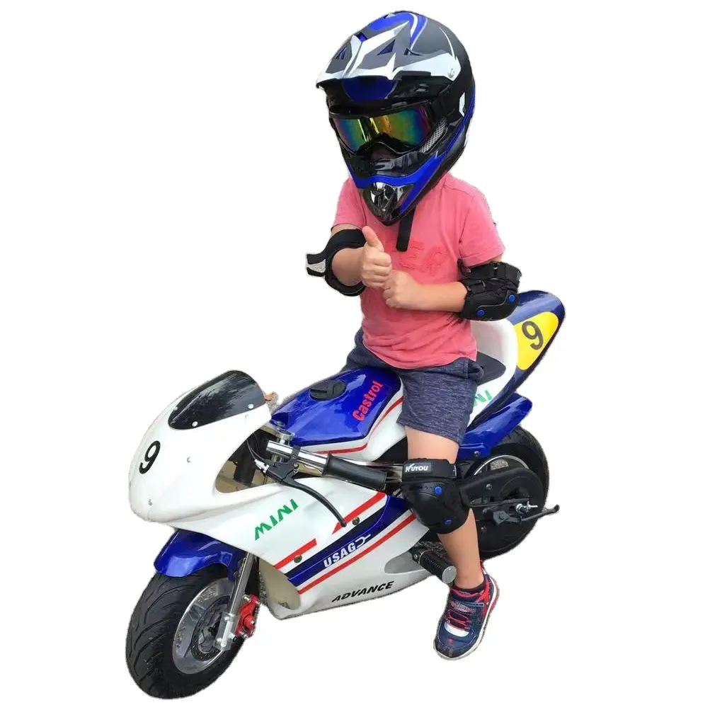 Nhà Máy Bán Hàng Trực Tiếp Bụi Bẩn Scrambler Kid Highper Sử Dụng Mini Xe Máy 49cc Khí Xe Đạp Off Road Xe Máy