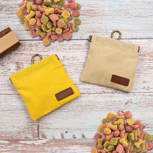 Bolsa de Lona para Premios y Golosinas para Mascotas con Cierre Automático, Bolsa Portátil para Entrenamiento de Perros y Cachorros - Product Image 2