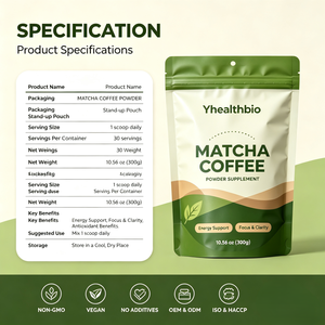 Servicio Integral de OEM y ODM para Café Matcha, Empaquetado Personalizado en Sobres, Bolsas y Latas, Soporte para Pedidos de Prueba en Pequeñas Cantidades - Product Image 5