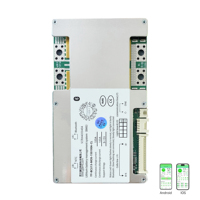 Carte BMS intelligente 48V 15S 100A pour batterie LiFePO4, BMS 100A avec application pour pack de batteries au lithium pour rickshaw électrique
