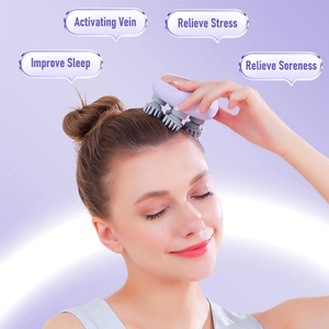 Masajeador de Cabeza Portátil Recargable, Herramienta Eléctrica Inalámbrica para Aliviar el Estrés, Masajeador de Cuero Cabelludo para Relajar el Cuero Cabelludo - Product Image 3