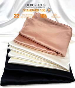 Funda de almohada de seda satinada con máscara para los ojos, funda de almohada de seda Natural de 6A, Charmeuse, Mulberry, en caja de embalaje - Product Image 3