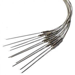 工厂供应商 3 线 K 型 J 型热电偶温度传感器 柔性 <span class=keywords><strong>PT100</strong></span> 探头 热电阻 1%-5% 精度 - Product Image 2
