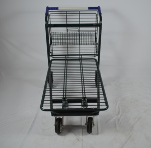 चार पहियों वाली पिकिंग कार्ट के साथ SCE-4 बड़ी क्षमता वाली थोक टिकाऊ वेयरहाउस कार्गो ट्रॉली - Product Image 3