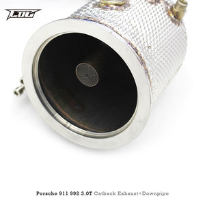 Échappement à soupapes OEM personnalisé pour <span class=keywords><strong>Porsche</strong></span> <span class=keywords><strong>911</strong></span> 992/992.1/992.2 TURBO 3.0T 2020-2023, échappement de course pour voiture, silencieux en titane - Product Image 4