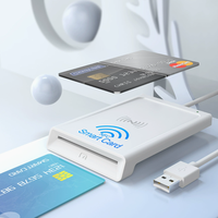 NFC 二合一 USB 智能卡读卡器，适用于 IC/ID 卡、银行卡、税务申报