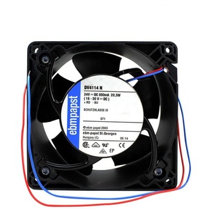DV4114N ebmpapst 12ซม. 24V DC 120x120x38มม. 12038 0.85A 20.5W 6000rpm ตู้อุณหภูมิสูงอินเวอร์เตอร์พัดลมระบายความร้อนตามแนวแกน - Product Image 2