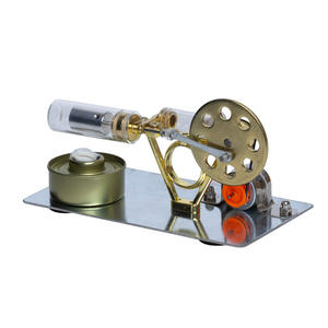 Jouet éducatif pour enfants : Modèle de <span class=keywords><strong>moteur</strong></span> <span class=keywords><strong>Stirling</strong></span> à air chaud, kit de bricolage éducatif, modèle à vapeur et chaleur, en métal, <span class=keywords><strong>bois</strong></span> et plastique - Product Image 6