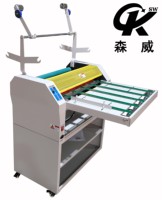 SENWEI SMFM650B 630mm Machine à plastifier manuelle double face à chauffage par bain d'huile, feuille à rouleau, anti-ondulation, pour emballage bois