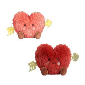 ตุ๊กตาหัวใจแบบใช้ไมโครเวฟได้ พร้อมแผ่นทำความร้อนไร้กลิ่น ใช้ความร้อนหรือแช่แข็งได้ ตุ๊กตาหัวใจสีแดงแบบนุ่ม  รับทำโลโก้ตามสั่ง - Product Image 1