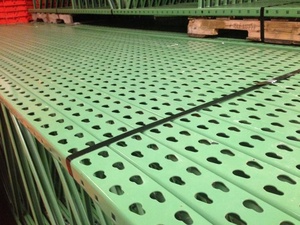 Passo 50.8mm Teardrop scaffalature pallet rack-Travaso per le sostanze chimiche e di cemento - Product Image 5