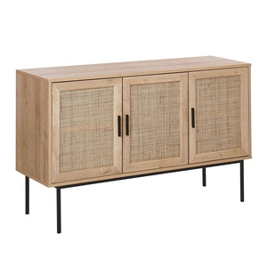 Latest Design <strong>Rattan</strong> Media <strong>Unit</strong> Console Living Room Furniture White Wood <strong>Tv</strong> Stand Cabinet - Product Image 2