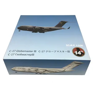 Modellino in Scala 1/200 dell'Aereo da Trasporto C-17 Globemaster III, Aereo da Carico dell'Aeronautica Militare USA per Collezione - Product Image 4