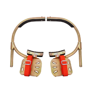 Crochet <span class=keywords><strong>de</strong></span> <span class=keywords><strong>pied</strong></span> pour poteau électrique, type moteur AC, robuste, en acier épais, <span class=keywords><strong>protection</strong></span> des pieds pour la sécurité lors <span class=keywords><strong>de</strong></span> l'escalade sur poteau - Product Image 1