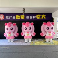 Costume gonflable interactif WaHa en promotion : Mascotte gonflable de personnage de dessin animé Cheval Homme