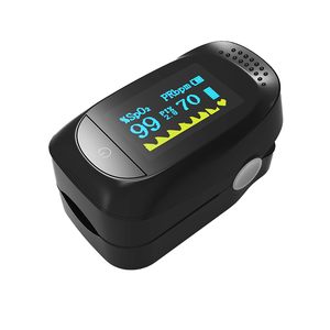 เครื่องวัดออกซิเจนในเลือด A2แบบคลิปนิ้วสีดำ - Product Image 1