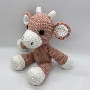 Nouveau produit transfrontalier fait à la main en peluche super douce <span class=keywords><strong>au</strong></span> <span class=keywords><strong>crochet</strong></span> Amigurumi Bear brodé poupée tricotée avec remplissage en coton PP - Product Image 6