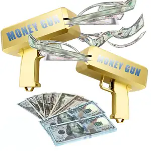 Großhandel Geld Gun Make Cash Rain de Dinero Geld Shooter Spielzeug Gun Custom Logo