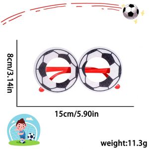 Diadema Decorativa con Gafas de Fútbol para Fanáticos de la Copa Mundial de Fútbol 2026, Accesorio para Fiestas Temáticas de Carnaval, Artículos para Animar en Ligas de Fútbol, Semi-manual - Product Image 6