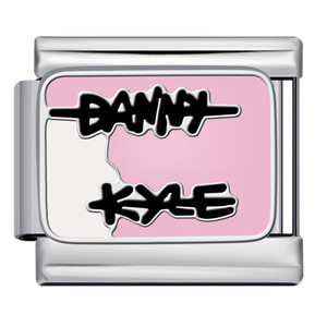 Pulsera de módulo italiano de moda con Popular correa elástica DIY patrón de aceite de goteo de acero inoxidable encanto elegante - Product Image 4