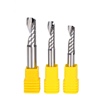 Fraise à bois monobloc en carbure monobloc vers le haut/vers le bas Outils de fraisage du bois contrôlés par CNC