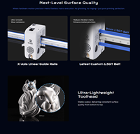 QIDI Plus5 Enclosed Structure & 3-Stage Air Filter Safe Office-Friendly 3D Printer with 370°C Nozzle & Active Chamber Heating