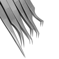 Pince à cils volume en forme de botte, en acier inoxydable massif, pour extensions de cils facilement éventailables, vente chaude, marque privée, faible MOQ