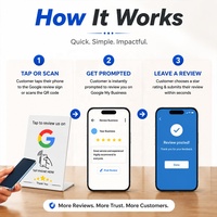 Carte NFC personnalisée avec code QR pour les avis Google, support de menu de table en PVC et bois, adapté aux restaurants, hôtels et commerces de détail