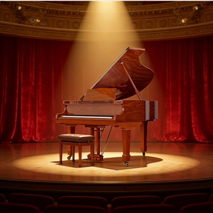 Piano acoustique italien Bari de luxe artisanal en gros pour la décoration et la musique à domicile ou en villa – Design compact et portable - Product Image 2