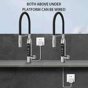 LED doppia maniglia 4 in 1 riscaldamento istantaneo acqua bollente <span class=keywords><strong>rubinetto</strong></span> della cucina <span class=keywords><strong>rubinetto</strong></span> su richiesta fumante <span class=keywords><strong>rubinetto</strong></span> della cucina miscelatore - Product Image 5