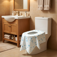 Coussin de siège de toilette jetable compact, imperméable, écologique, léger, à usage unique, pour les voyages