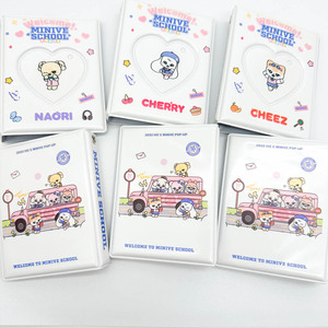 Álbum de fotos de PVC de dibujos animados, tarjetero Kpop MINIVE SCHOOL, libro de imágenes artesanales de plástico al por mayor - Product Image 2