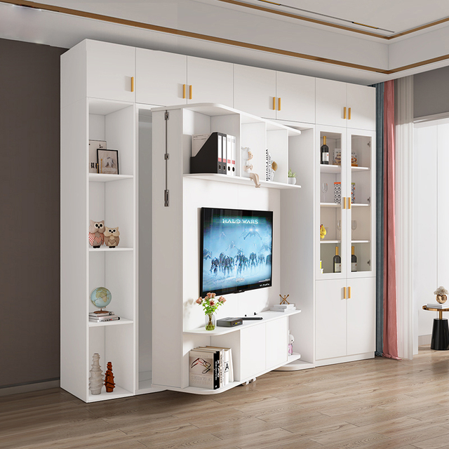 Customized Multi-Functional Revolving Murphy Beds Foldable TV Cabinet for Bedroom Living Room for Small Home Murphy Wall Bed