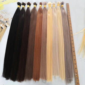 <span class=keywords><strong>Extensiones</strong></span> De Cabello Humano Remy Rubio #60 De Alta Calidad Venta Directa De Fábrica 100% Virgen Crudo Natural A Granel Doble Extracción Y Cutícula Alineada - Product Image 2